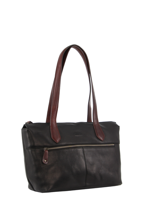 Nappa Leather Large Shoulder Bag