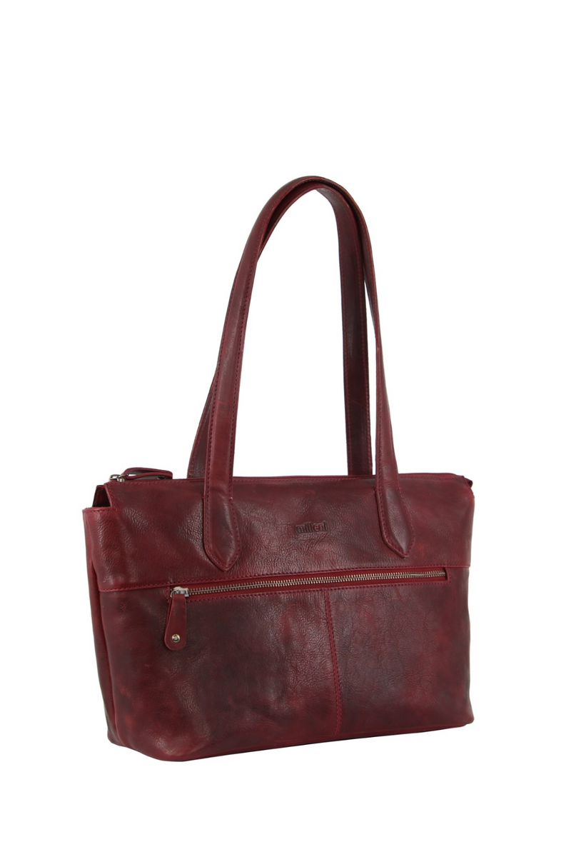 Nappa Leather Large Shoulder Bag