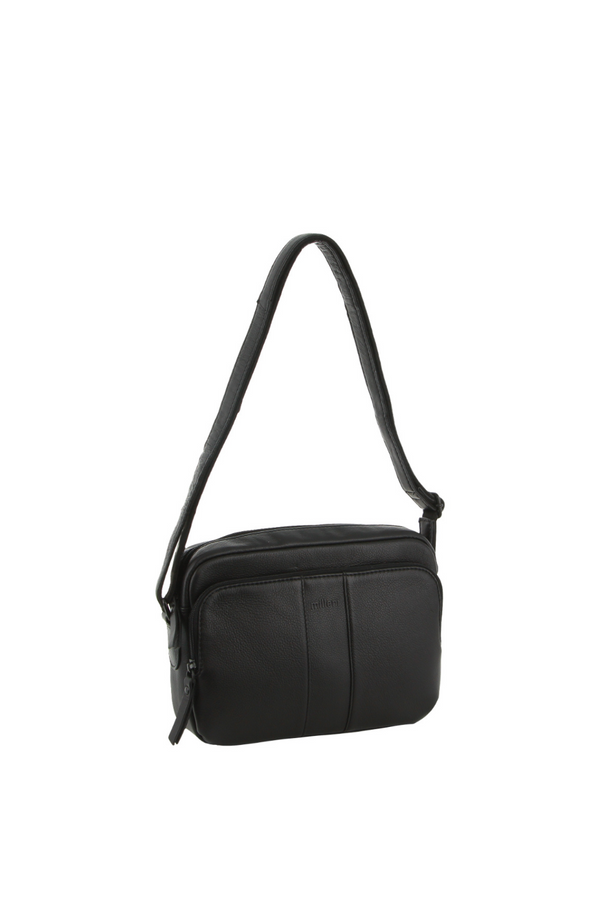 Nappa Leather Oblong Shoulder Bag
