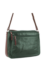Nappa Leather Multi-Pocket Crossbody Bag