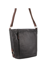 Nappa Leather Bucket Handbag