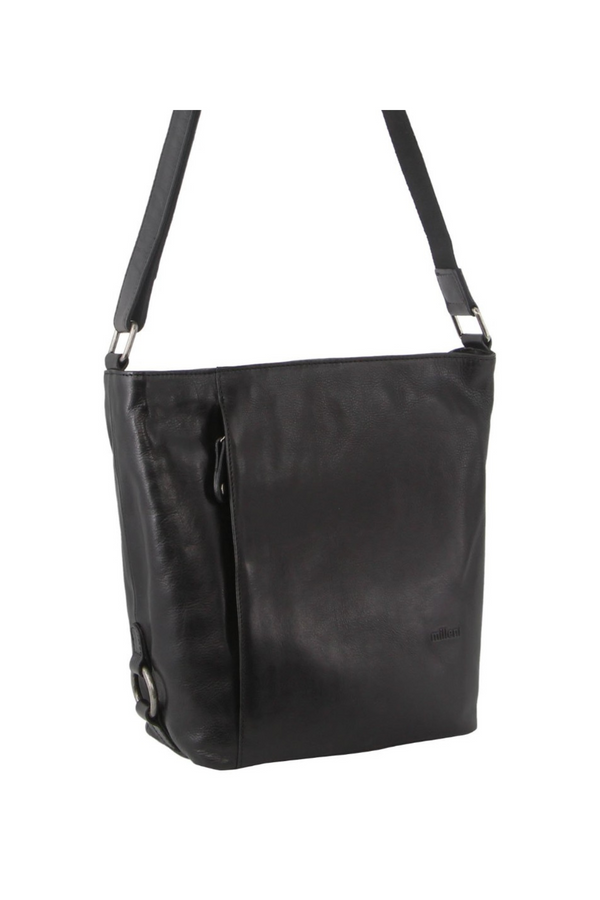 Nappa Leather Bucket Handbag