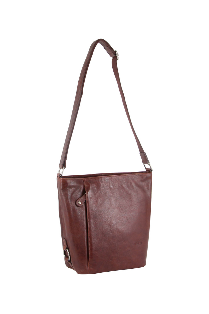 Nappa Leather Bucket Handbag