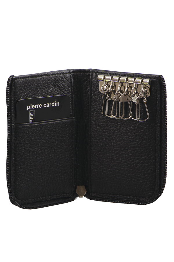 Italian Leather Key & Credit Card Holder