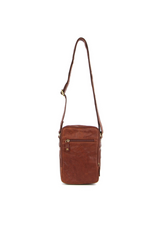 Rustic Leather Crossbody Bag