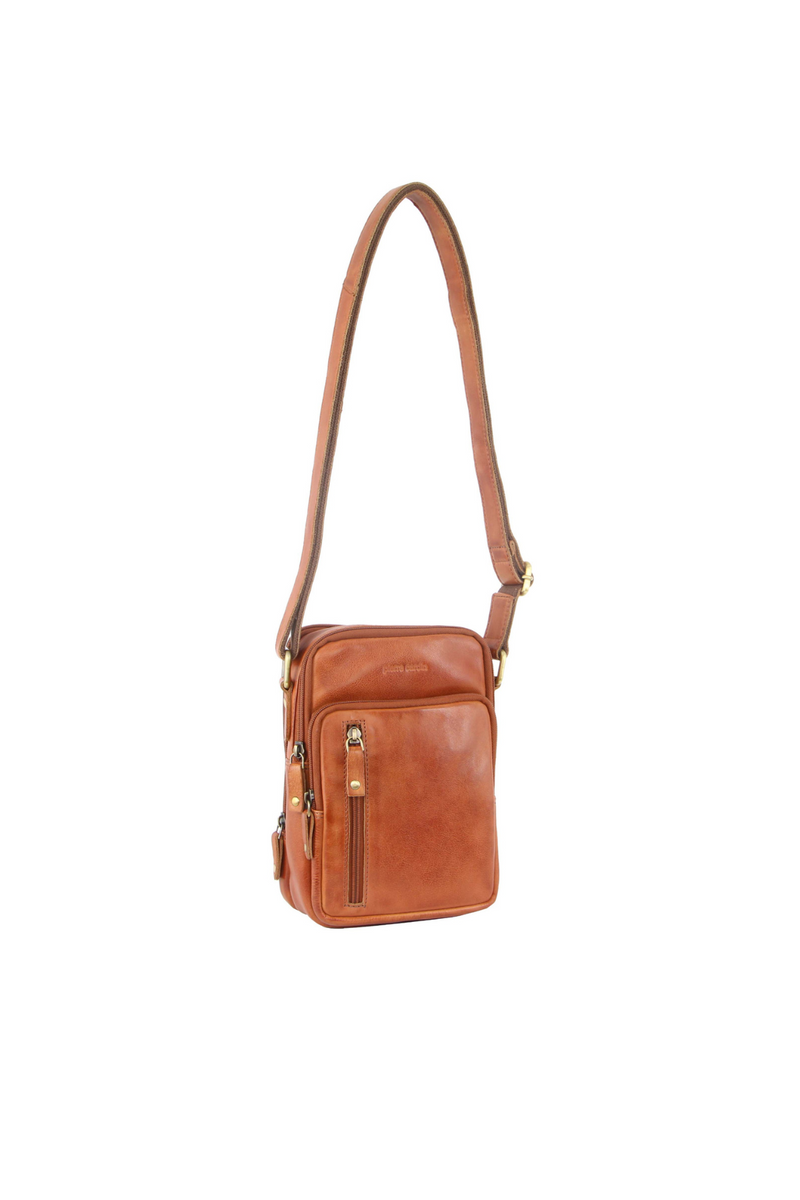 Rustic Leather Crossbody Bag