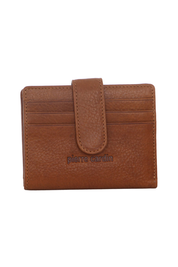 Men's Leather Bi-Fold Cardholder Wallet