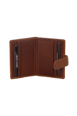 Men's Leather Bi-Fold Cardholder Wallet