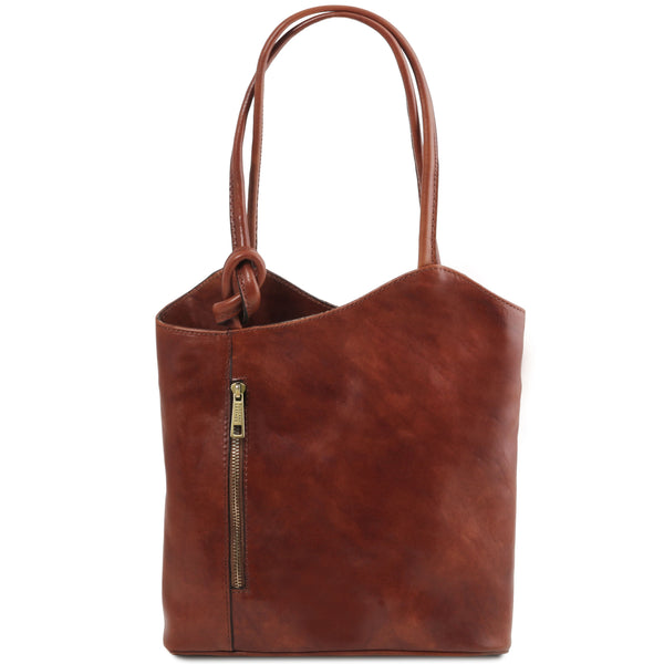 Patty Convertible Bag- Vegetable Tanned Leather